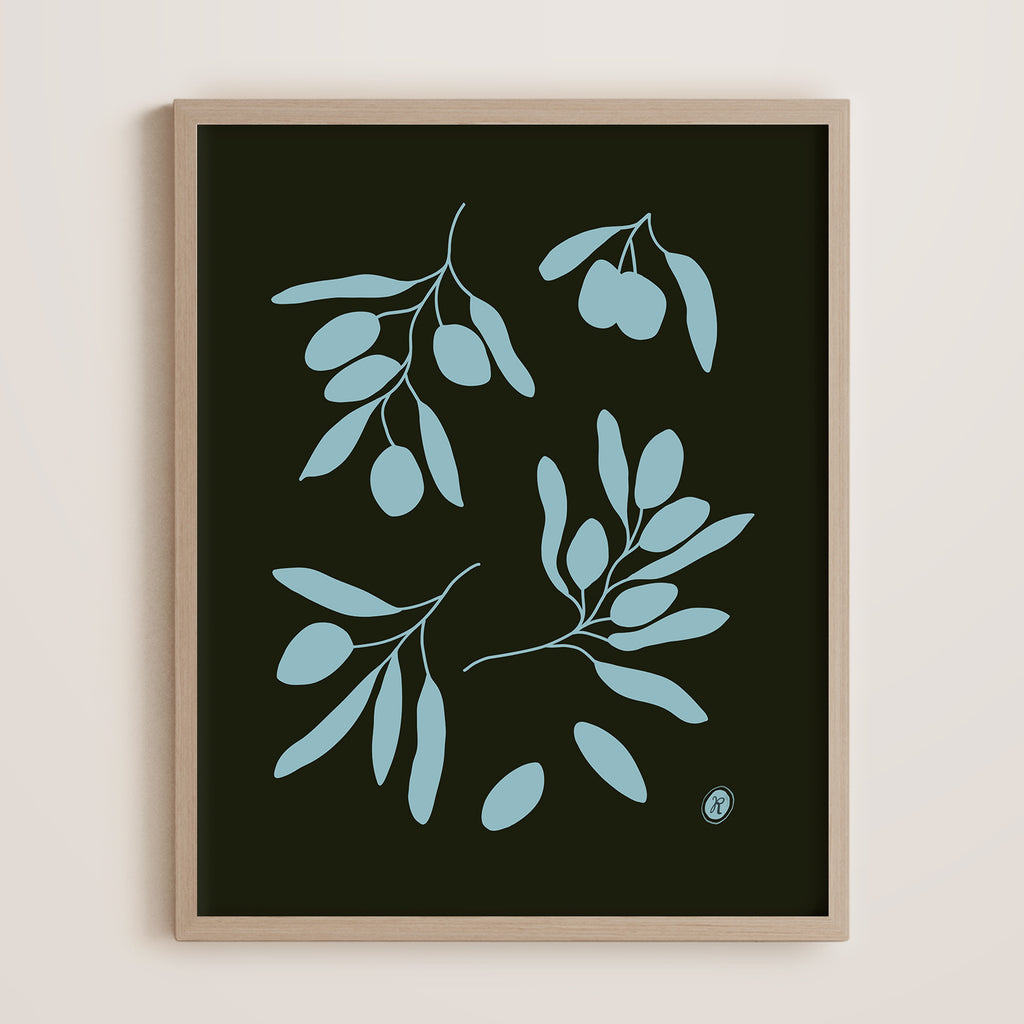 Olive Grove — Mediterranean Art Print | Giclée Wall Art