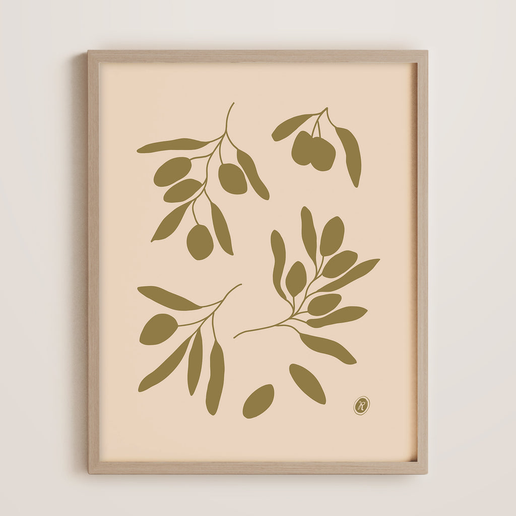 Olive Grove — Mediterranean Art Print | Giclée Wall Art